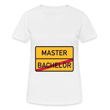 master - Women's Breathable T-Shirt - white - Front - AI Model Female 172 dark (172cm)