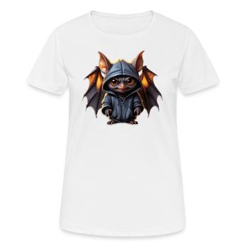 Mauvaise chauve-souris - T-shirt respirant Femme - blanc - Devant - AI Model Female 172 dark (172cm)
