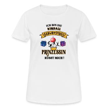 Kinball Geburtstag Spielerin Trainerin Kinballerin - Frauen T-Shirt atmungsaktiv - Weiß - Vorne - AI Model Female 172 dark (172cm)