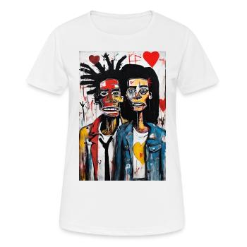 Eleganz und Liebe vereint - Frauen T-Shirt atmungsaktiv - Weiß - Vorne - AI Model Female 172 dark (172cm)