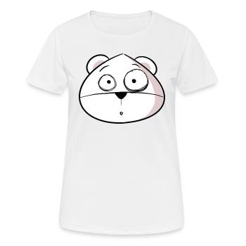 Euh oh - T-shirt respirant Femme - blanc - Devant - AI Model Female 172 dark (172cm)