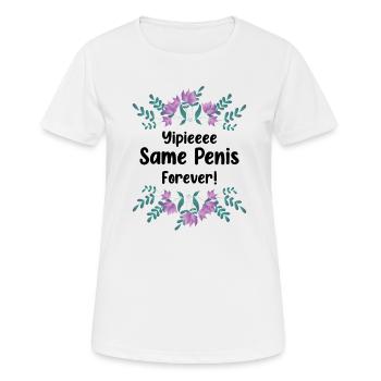 Braut JGA Lustig Junggesellenabschied Kostüm - Frauen T-Shirt atmungsaktiv - Weiß - Vorne - AI Model Female 172 dark (172cm)