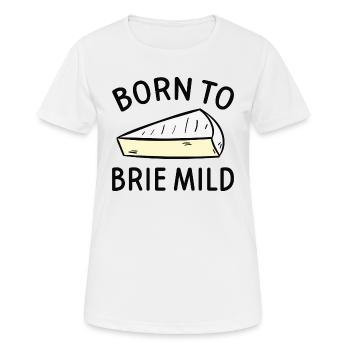 Né à Brie Wild - T-shirt respirant Femme - blanc - Devant - AI Model Female 172 dark (172cm)