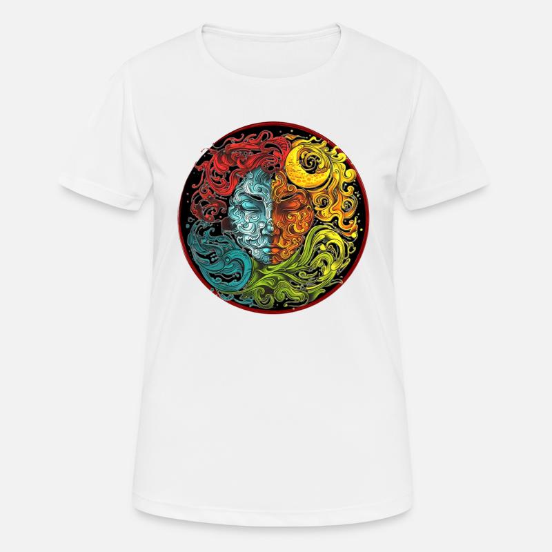 The Four Elements - Women's Breathable T-Shirt - white