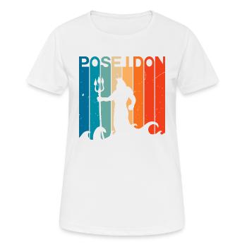 Graphique Poséidon - T-shirt respirant Femme - blanc - Devant - AI Model Female 172 dark (172cm)