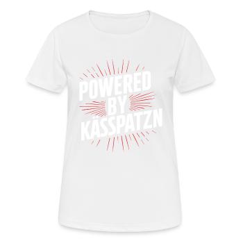Fromage souabe dialecte spaetzle cuisine souabe - T-shirt respirant Femme - blanc - Devant - AI Model Female 172 dark (172cm)