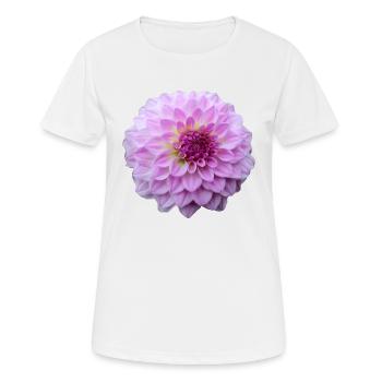 Fleur Rose Rose Fleur Fleurs Rose Rose Fleurs - T-shirt respirant Femme - blanc - Devant - AI Model Female 172 dark (172cm)