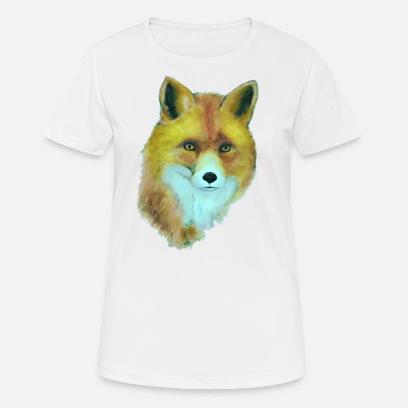 Fox - Women's Breathable T-Shirt - white