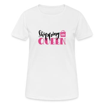 Shopping Queen - Women's Breathable T-Shirt - white - Front - AI Model Female 172 dark (172cm)