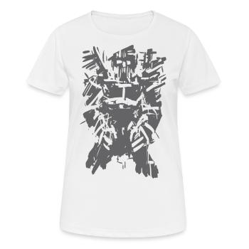 Tribu des samouraïs - T-shirt respirant Femme - blanc - Devant - AI Model Female 172 dark (172cm)