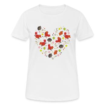 Metikössä - Women's Breathable T-Shirt - white - Front - AI Model Female 172 dark (172cm)