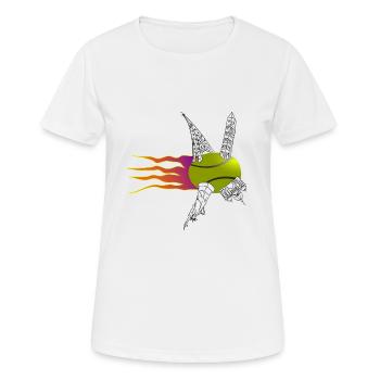 Tennis Grand Slam Paris New York London Melbourne - Frauen T-Shirt atmungsaktiv - Weiß - Vorne - AI Model Female 172 dark (172cm)