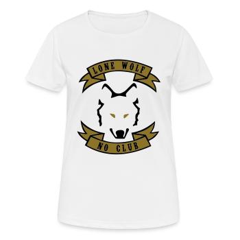 Lone wolf - No club - Women's Breathable T-Shirt - white - Front - AI Model Female 172 dark (172cm)