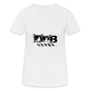 DNB Sound - Frauen T-Shirt atmungsaktiv - Weiß - Vorne - AI Model Female 172 dark (172cm)