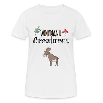 Élan - T-shirt respirant Femme - blanc - Devant - AI Model Female 172 dark (172cm)