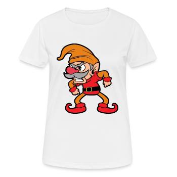 Zwerg Wicht Gnom Kobold Märchen Gartenzwerg - Frauen T-Shirt atmungsaktiv - Weiß - Vorne - AI Model Female 172 dark (172cm)
