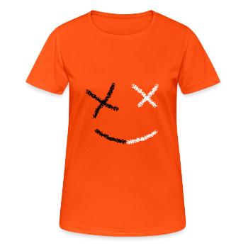 Christmas marshmallow - Women's Breathable T-Shirt - neon orange - Front - AI Model Female 172 dark (172cm)