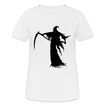 Death - Women's Breathable T-Shirt - white - Front - AI Model Female 172 dark (172cm)