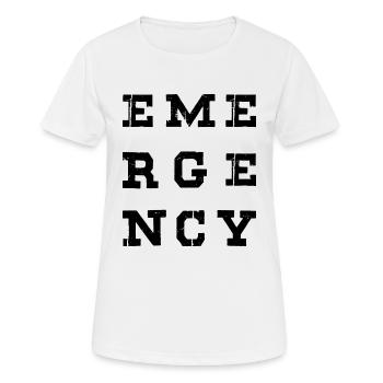 Infirmière Médecin Infirmière Hôpital - T-shirt respirant Femme - blanc - Devant - AI Model Female 172 dark (172cm)
