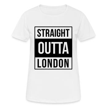 london - Frauen T-Shirt atmungsaktiv - Weiß - Vorne - AI Model Female 172 dark (172cm)