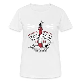 TANKAR LIGHTHOUSE Textiles et produits-cadeaux - T-shirt respirant Femme - blanc - Devant - AI Model Female 172 dark (172cm)