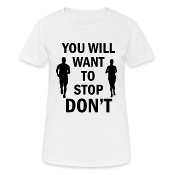 Fußball Soccer - Frauen T-Shirt atmungsaktiv - Weiß - Vorne - AI Model Female 172 dark (172cm)
