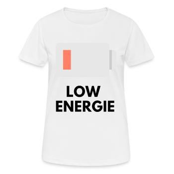 Low Energy - Women's Breathable T-Shirt - white - Front - AI Model Female 172 dark (172cm)