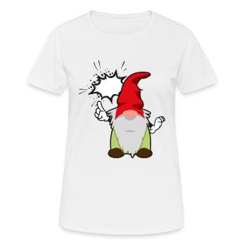 Grummelzwerg Mad - Women's Breathable T-Shirt - white - Front - AI Model Female 172 dark (172cm)