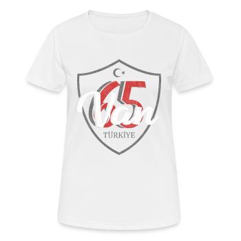 Fourgon - T-shirt respirant Femme - blanc - Devant - AI Model Female 172 dark (172cm)