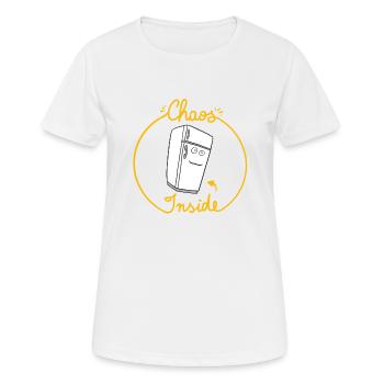 Chaos Inside - Women's Breathable T-Shirt - white - Front - AI Model Female 172 dark (172cm)