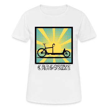 Popartstyle Cargo Bike, Cargo Bike - Women's Breathable T-Shirt - white - Front - AI Model Female 172 dark (172cm)