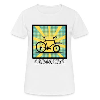 Popartstyle Cargo Bike, Cargo Bike - Women's Breathable T-Shirt - white - Front - AI Model Female 172 dark (172cm)