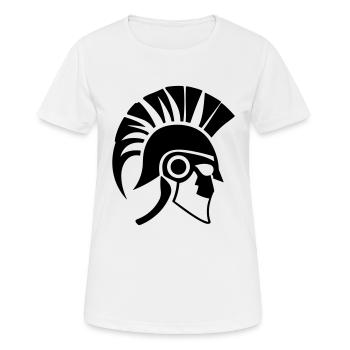 Sparta Guerrier Spartan - T-shirt respirant Femme - blanc - Devant - AI Model Female 172 dark (172cm)