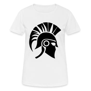 Sparta Guerrier Spartan - T-shirt respirant Femme - blanc - Devant - AI Model Female 172 dark (172cm)