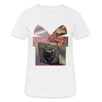 Du bist Wichtig - Frauen T-Shirt atmungsaktiv - Weiß - Vorne - AI Model Female 172 dark (172cm)