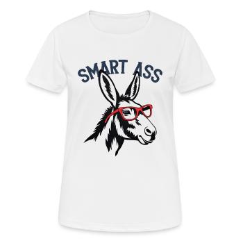 Besserwisser - Frauen T-Shirt atmungsaktiv - Weiß - Vorne - AI Model Female 172 dark (172cm)