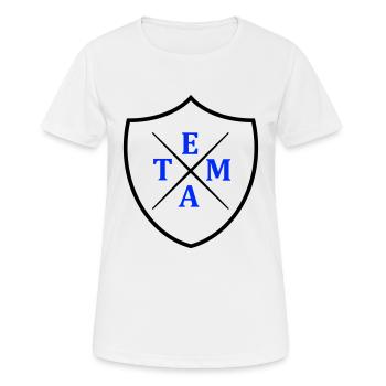 Team Crest - Women's Breathable T-Shirt - white - Front - AI Model Female 172 dark (172cm)