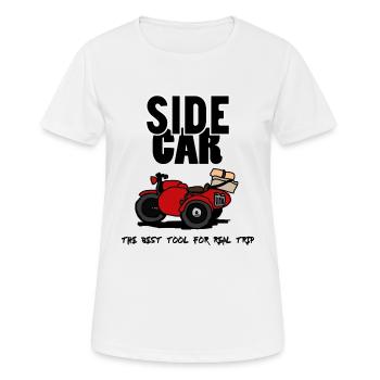 side TRIP - T-shirt respirant Femme - blanc - Devant - AI Model Female 172 dark (172cm)