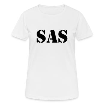SAS Special Air Service British Special Forces - Women's Breathable T-Shirt - white - Front - AI Model Female 172 dark (172cm)