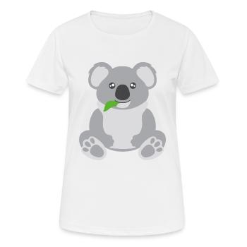 Koala bear - Women's Breathable T-Shirt - white - Front - AI Model Female 172 dark (172cm)