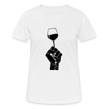 verrolution simple - T-shirt respirant Femme - blanc - Devant - AI Model Female 172 dark (172cm)