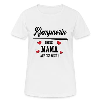 Klempnerin Muttertag Geburtstag Beste Mama Mutter - Frauen T-Shirt atmungsaktiv - Weiß - Vorne - AI Model Female 172 dark (172cm)