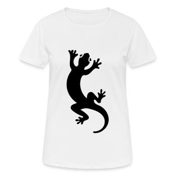 Salamander - Frauen T-Shirt atmungsaktiv - Weiß - Vorne - AI Model Female 172 dark (172cm)