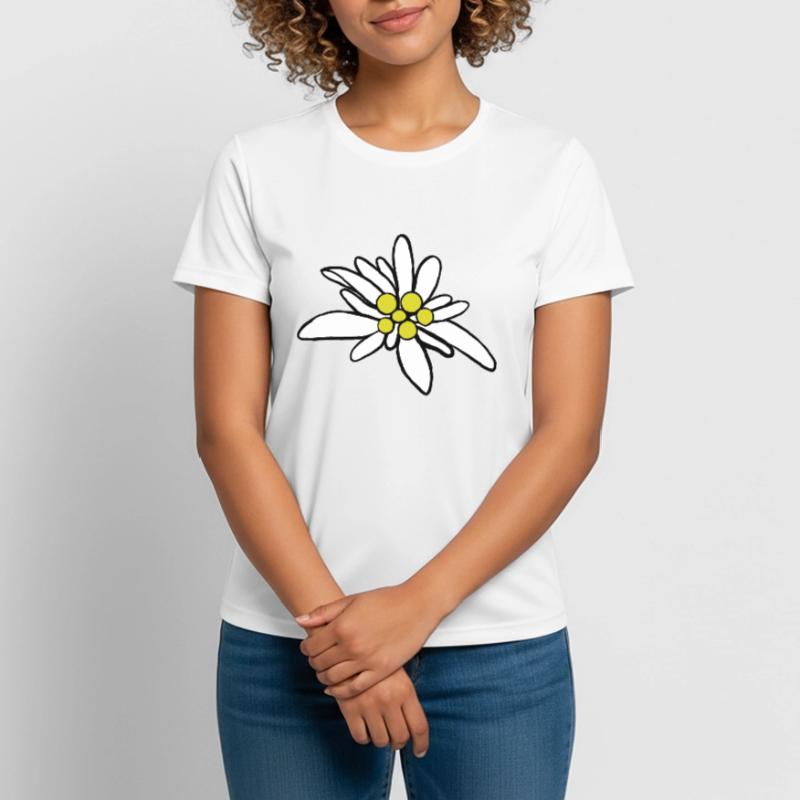 Edelweiß 1 Frauen T-Shirt atmungsaktiv