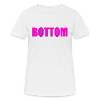 Bottom - Women's Breathable T-Shirt - white - Front - AI Model Female 172 dark (172cm)