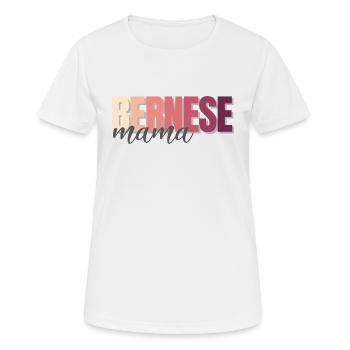 Berner Sennenhund Bunte Geschenke für Hundeliebhaber - Frauen T-Shirt atmungsaktiv - Weiß - Vorne - AI Model Female 172 dark (172cm)