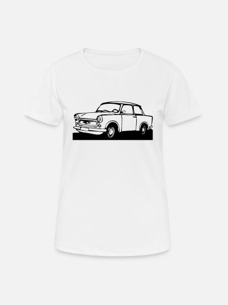  601 Limo Trabi - Frauen T-Shirt atmungsaktiv - Weiß