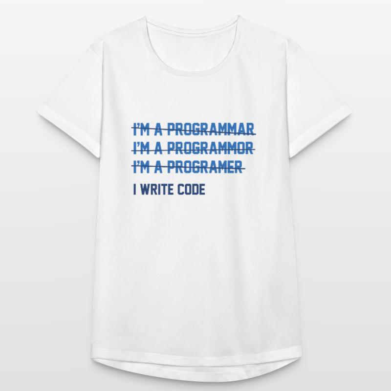I Write Code Women's Breathable T-Shirt