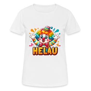 Carnival Clown Helau Confetti Costume Shrove Monday - Women's Breathable T-Shirt - white - Front - AI Model Female 172 dark (172cm)