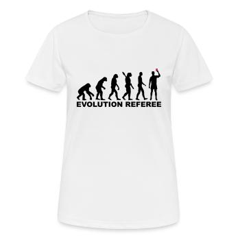 Schiedsrichter - Frauen T-Shirt atmungsaktiv - Weiß - Vorne - AI Model Female 172 dark (172cm)